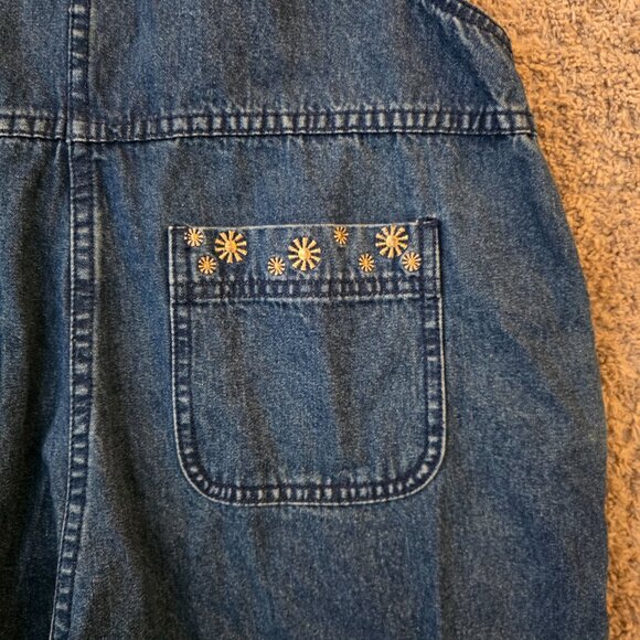 Christopher Banks Women's Denim Blue Jean Overalls-Size Small-Christmas-New - Picture 6 of 7